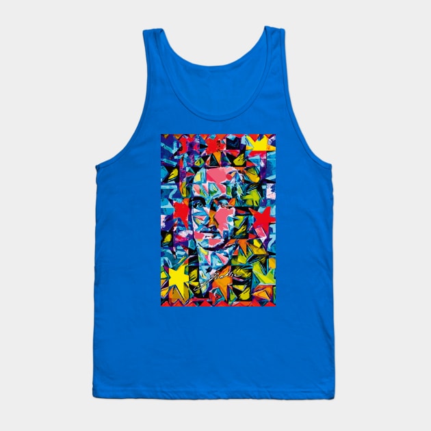 Johann Wolfgang von Goethe - Blue Tank Top by Exile Kings 